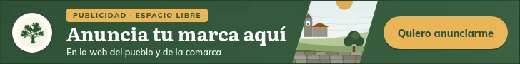 Maqueta del banner horizontal de 728 por 90 píxeles: «Anúnciate en esta web», espacio publicitario libre