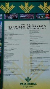Programa de fiestas 2015 - Bermillo de Sayago